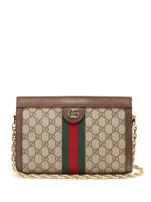 Matchesfashion.com Gucci - Ophidia Gg Supreme Canvas Shoulder Bag - Womens - Grey Multi