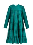 Merlette Essaouira Gathered Cotton Midi Dress