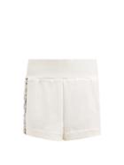 Matchesfashion.com Adidas By Stella Mccartney - Essential Snake Print Performance Shorts - Womens - White Multi