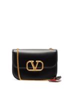 Matchesfashion.com Valentino - V Sling Leather Cross Body Bag - Womens - Black