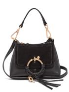 Matchesfashion.com See By Chlo - Joan Mini Leather And Suede Cross Body Bag - Womens - Black