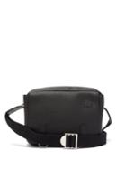 Matchesfashion.com Loewe - Grained Leather Messenger Bag - Mens - Black