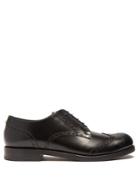 Valentino Rockstud-heel Leather Brogues