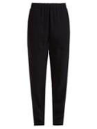 Matchesfashion.com Colville - Zip Cuff Crepe Trousers - Womens - Black