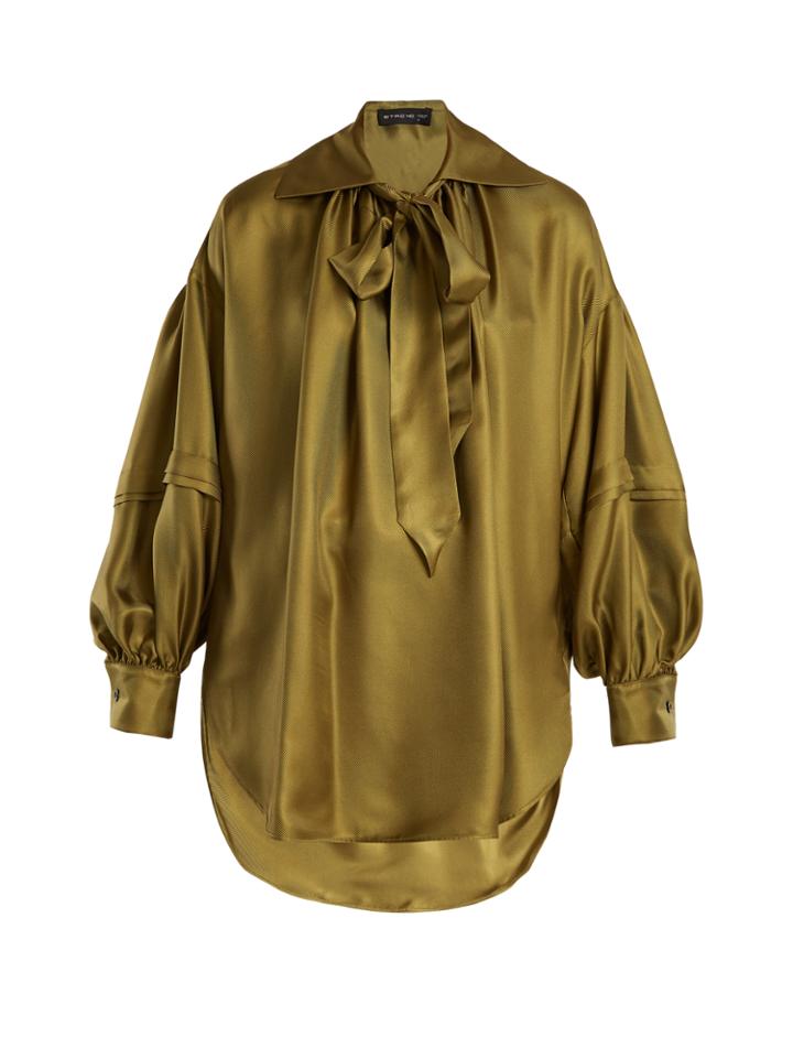 Etro Versailles Tie-neck Silk Blouse