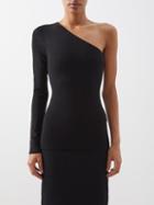 Victoria Beckham - Vb Body One-shoulder Jersey Top - Womens - Black