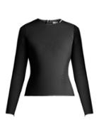 Matchesfashion.com Balenciaga - Perforated Neoprene Top - Womens - Black