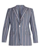 Connolly Striped Cotton-blend Blazer