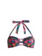 Matchesfashion.com Paolita - Saguaro Bandeau Bikini Top - Womens - Pink Multi