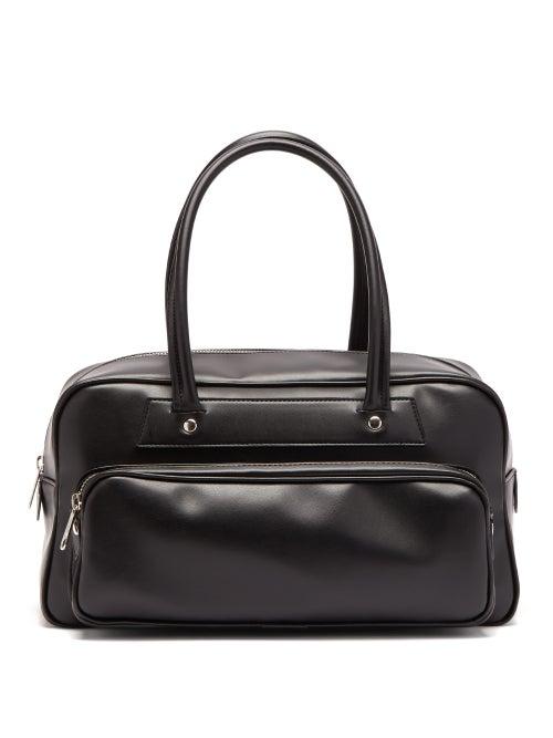 Matchesfashion.com Comme Des Garons Comme Des Garons - Faux-leather Bowling Bag - Womens - Black