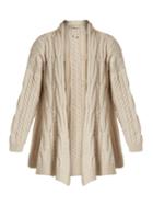 Queene And Belle Lou Lou Cable-knit Wool Cardigan