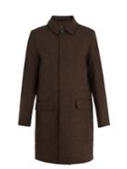 Connolly Point-collar Wool-blend Overcoat
