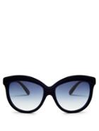 Italia Independent Velvet-coated Cat-eye Sunglasses