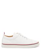 Matchesfashion.com Thom Browne - Tricolour-stripe Leather Trainers - Mens - White
