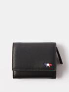 Maison Kitsun - Tricolour Fox Leather Bi-fold Wallet - Mens - Black