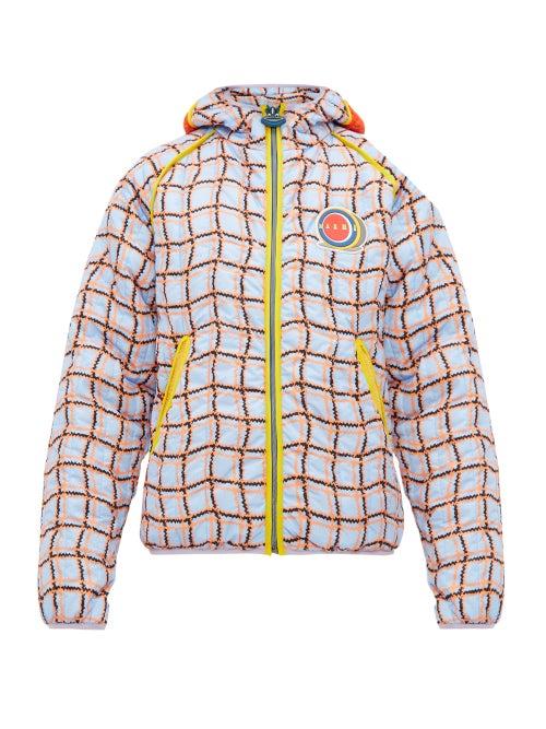 Matchesfashion.com Marni - Fleece Patch Checked Quilted Jacket - Mens - Multi