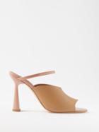 Malone Souliers - Ola 95 Leather Mules - Womens - Nude