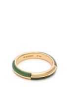 Marc Alary Deco 18kt Gold & Chrysoprase Ring