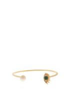 Delfina Delettrez Diamond, Sapphire, Pearl & Yellow-gold Cuff