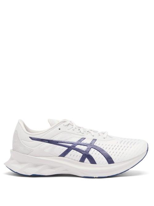 Matchesfashion.com Asics - Novablast Faux-suede And Mesh Trainers - Mens - White