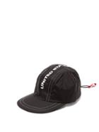 Matchesfashion.com United Standard - Logo Printed Topstitched Cap - Mens - Black