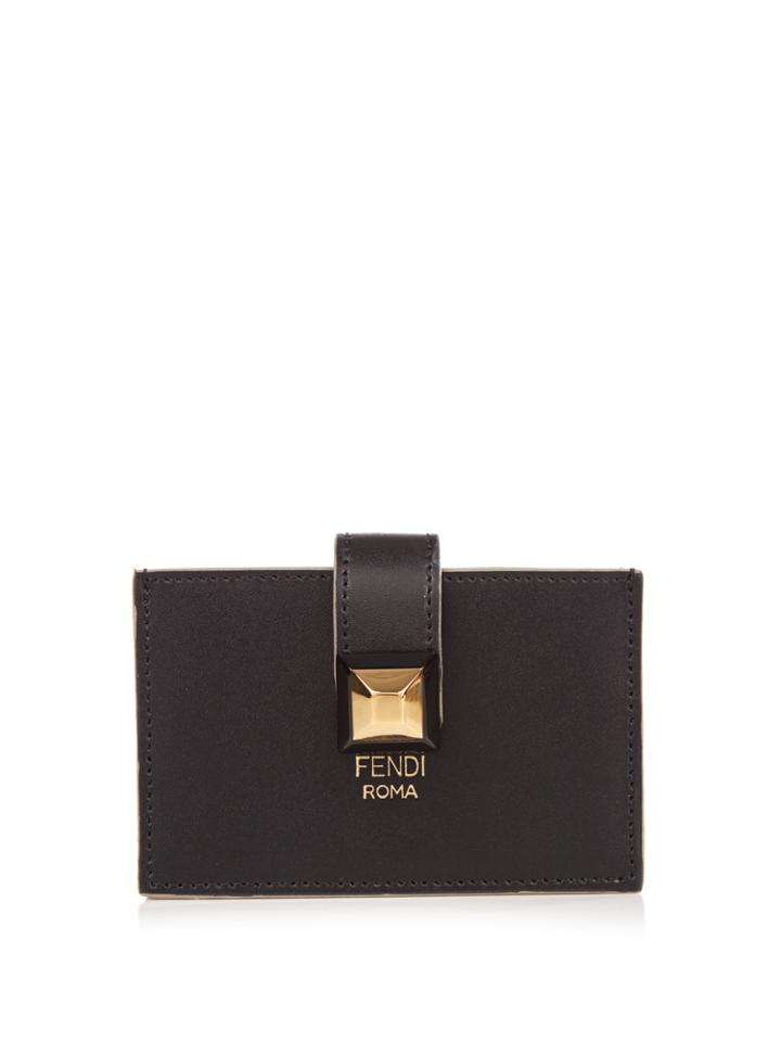 Fendi Rainbow Leather Cardholder