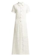 Matchesfashion.com Melissa Odabash - April Crochet Knit Dress - Womens - White