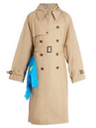 Vetements Double-breasted Hooded Trench Coat