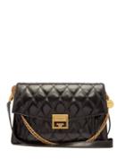 Matchesfashion.com Givenchy - Gv3 Medium Diamond Quilted Leather Bag - Womens - Black