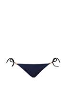 Matchesfashion.com Heidi Klein - Rope Side Tie Bikini Briefs - Womens - Navy