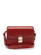 Matchesfashion.com A.p.c. - Grace Small Smooth-leather Cross-body Bag - Womens - Dark Red