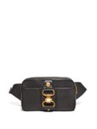 Matchesfashion.com Versace - Buckled Leather Belt Bag - Mens - Black
