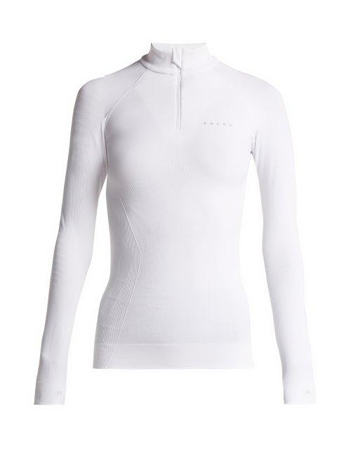 Matchesfashion.com Falke - Thermal Long Sleeve Performance T Shirt - Womens - White