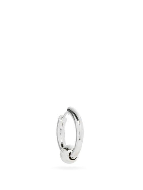 Matchesfashion.com Balenciaga - Force Sterling-silver Single Earring - Mens - Silver