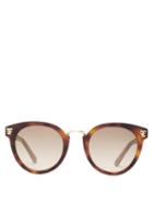 Matchesfashion.com Cartier Eyewear - Panthre Tortoiseshell Acetate Sunglasses - Womens - Tortoiseshell