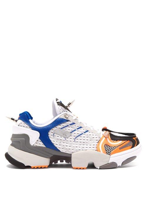 Matchesfashion.com Vetements - X Reebok Spike Runner 400 Low Top Trainers - Womens - Orange White