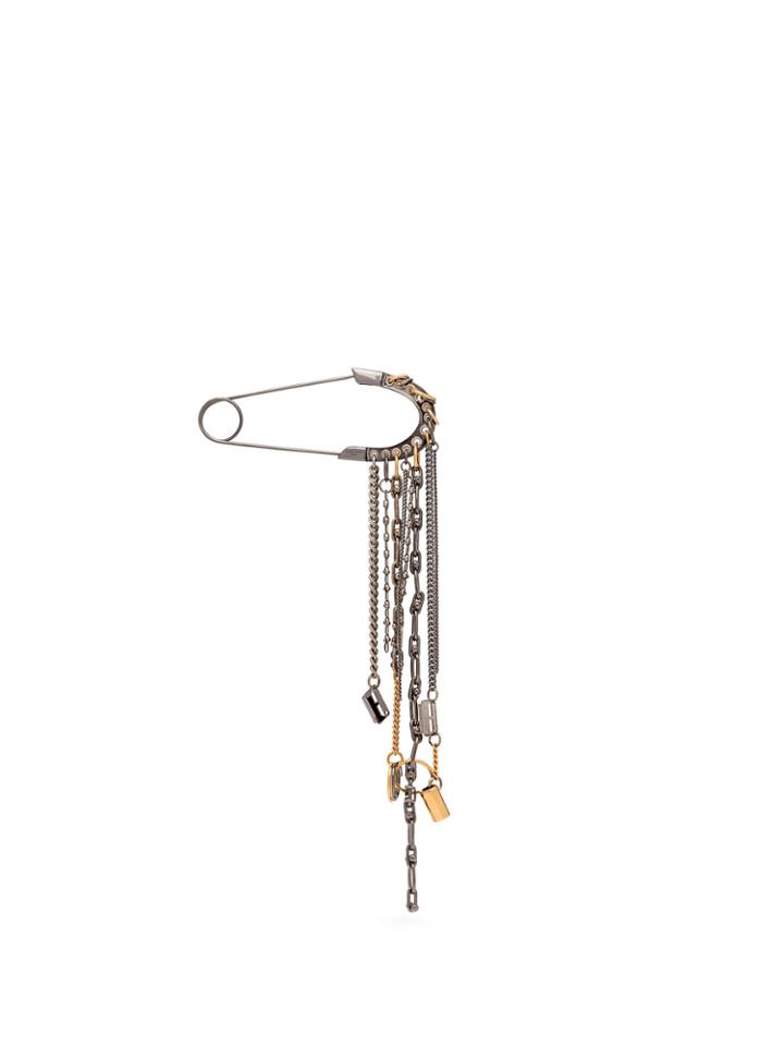 Sonia Rykiel Safety-pin Charm Brooch