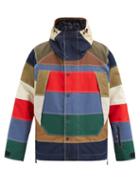 Matchesfashion.com Moncler Grenoble - Chetoz Striped Down-filled Hooded Ski Coat - Mens - Multi