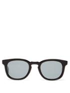 Matchesfashion.com Garrett Leight - Kinney Square Cellulose-acetate Sunglasses - Mens - Black Green