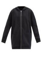 Ladies Activewear Ernest Leoty - Mia Oversized Organic-cotton Hooded Sweatshirt - Womens - Black