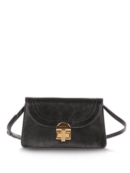 Matchesfashion.com Marni - Juliette Leather Cross-body Bag - Womens - Black
