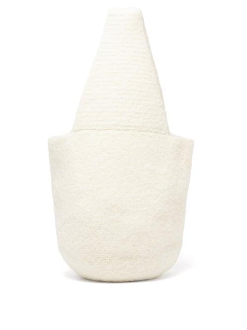 Lauren Manoogian - Boucl-knit Wool And Alpaca Tote Bag - Womens - White