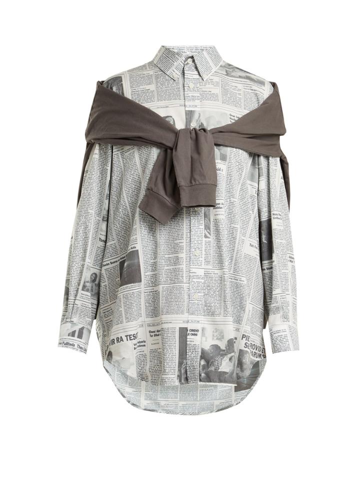 Balenciaga Sweatshirt-detail Shirt
