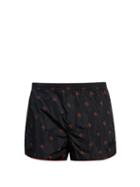Gucci Bee-print Nylon Swim Shorts