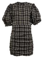 Matchesfashion.com Isabel Marant - Adelaide Organza Mini Dress - Womens - Black