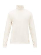 Matchesfashion.com Holiday Boileau - High Neck Cotton Jersey Top - Mens - White