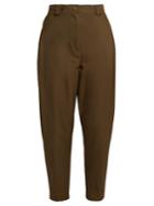 Rachel Comey Leonard Cotton-blend High-rise Tapered Trousers