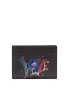 Matchesfashion.com Christian Louboutin - Kios Love Leather Cardholder - Womens - Black Multi