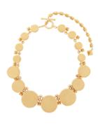 Matchesfashion.com Valentino - Circular Rockstud Embellished Choker Necklace - Womens - Gold