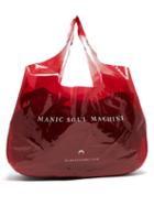 Matchesfashion.com Marine Serre - Printed Pvc Tote Bag - Womens - Red